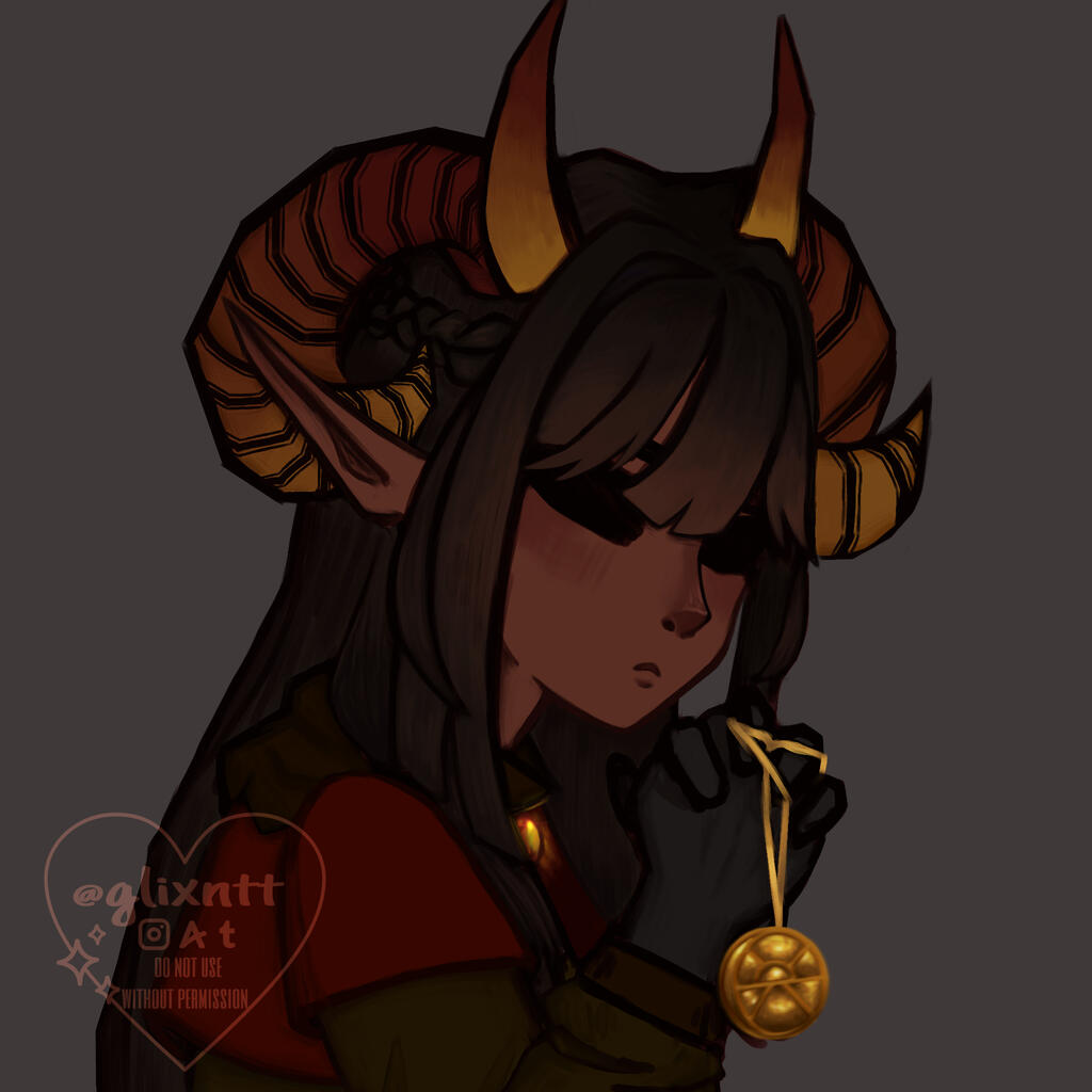 rendered bust